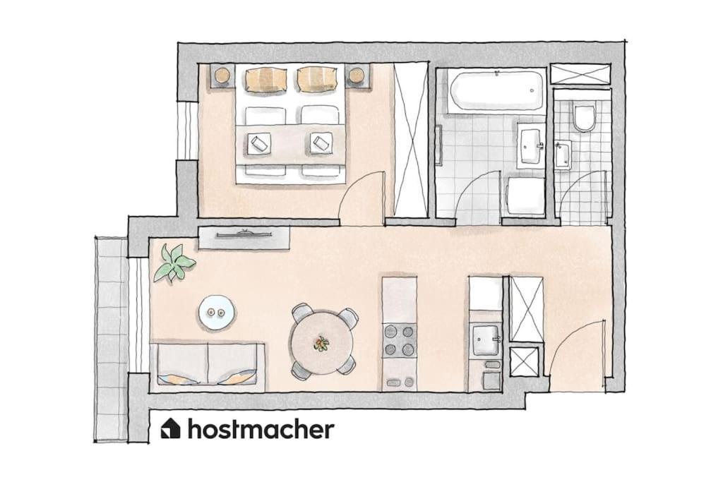 Appartement Spotless 1br, Quick Link By Hm *
